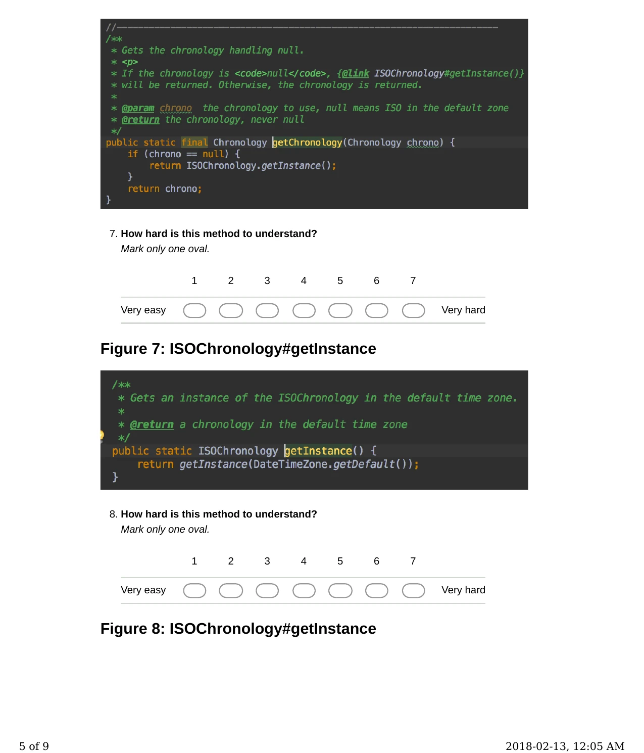 Form page 5: DateTimeUtils, ISOChronology no-arg.