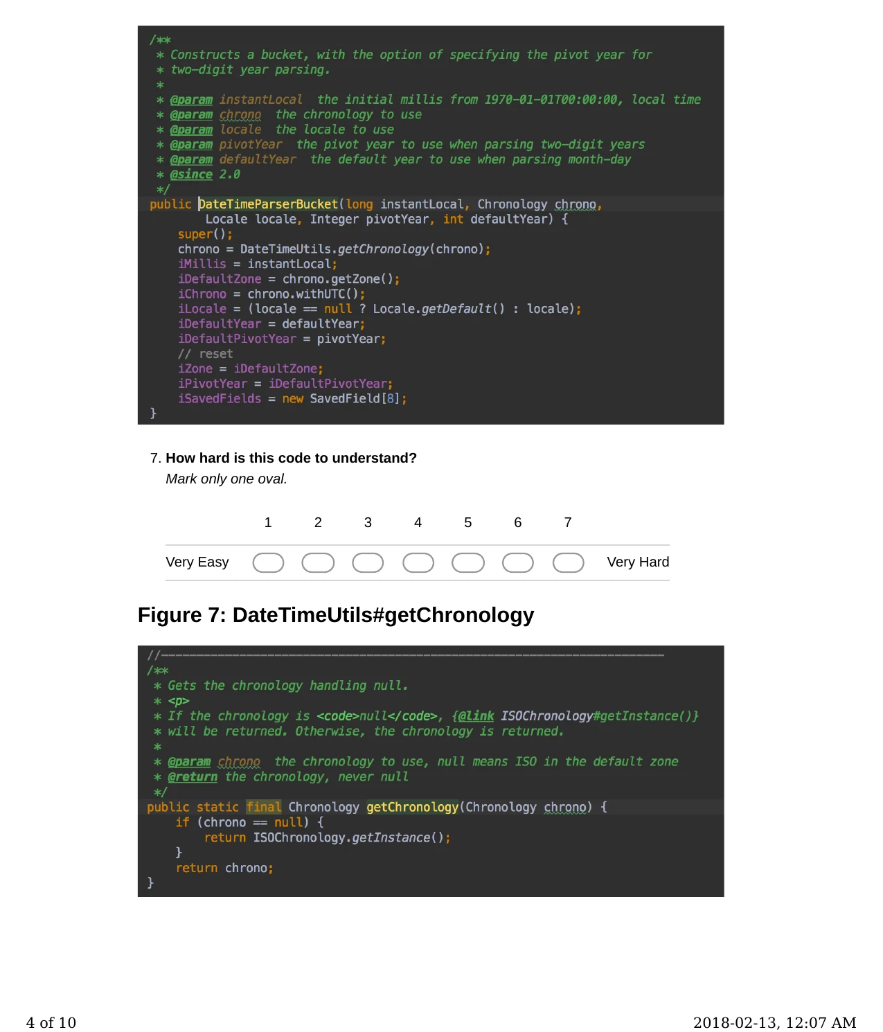 Form page 4: DateTimeParserBucket, duplicate getChronology.