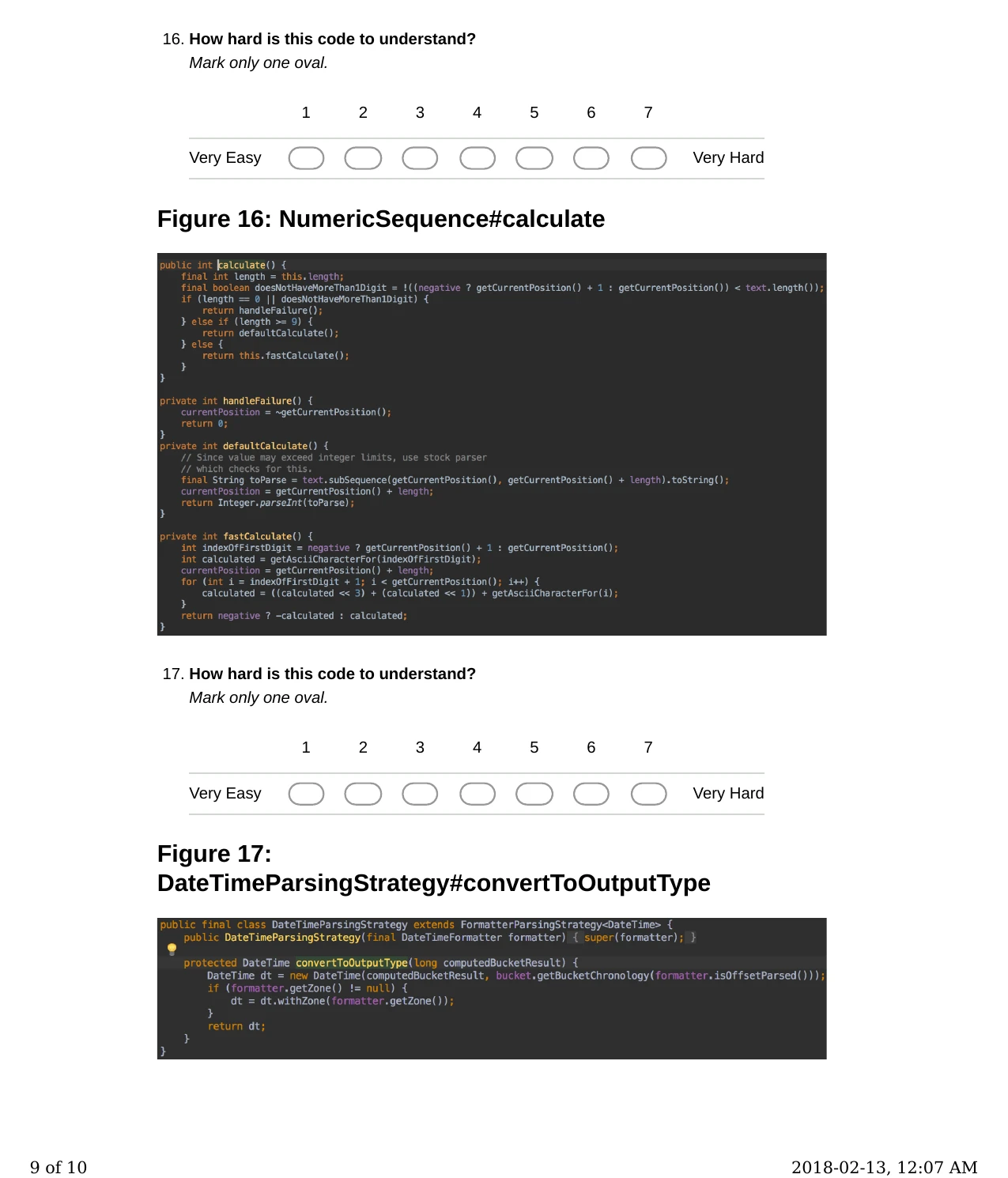Form page 9: NumericSequence#calculate and convertToOutputType.