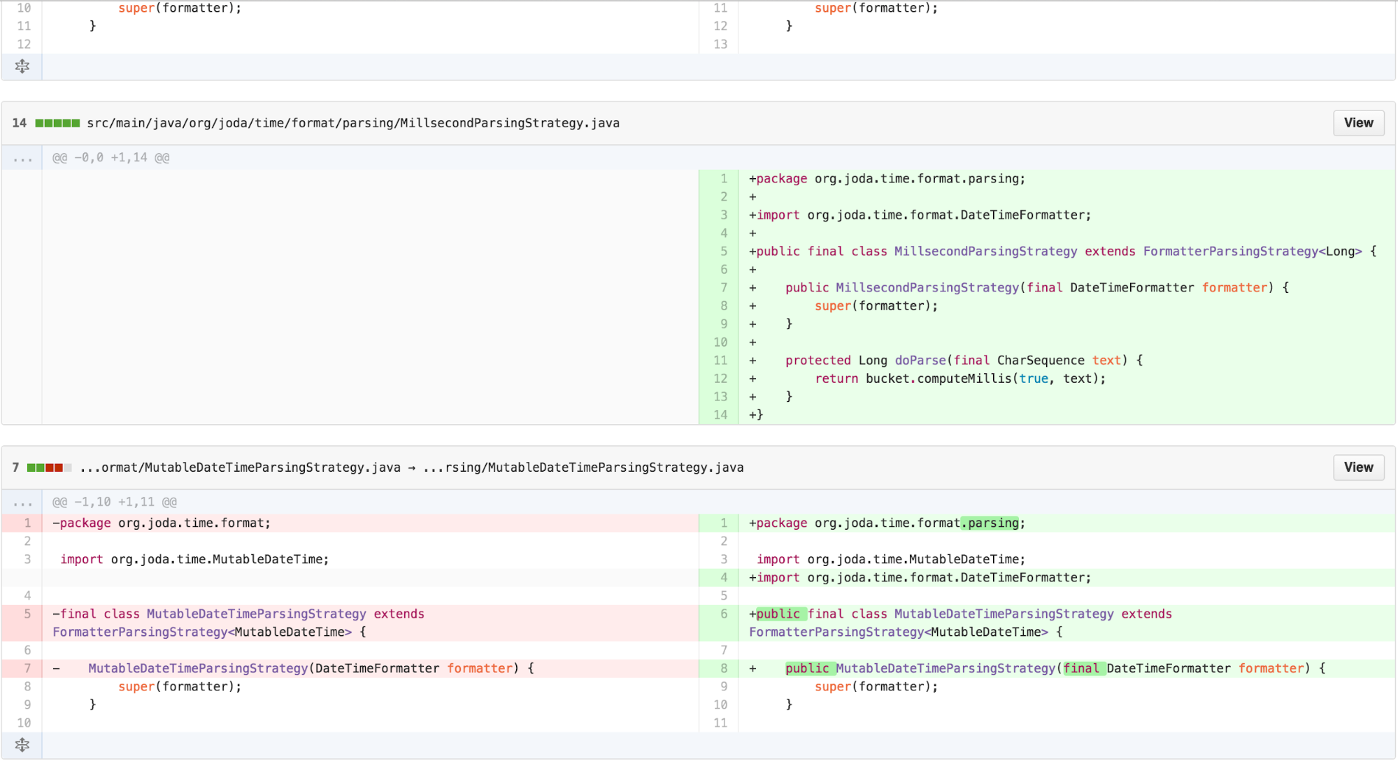 Step 7: Hence, we add a new package org.joda.time.format.parsing.
