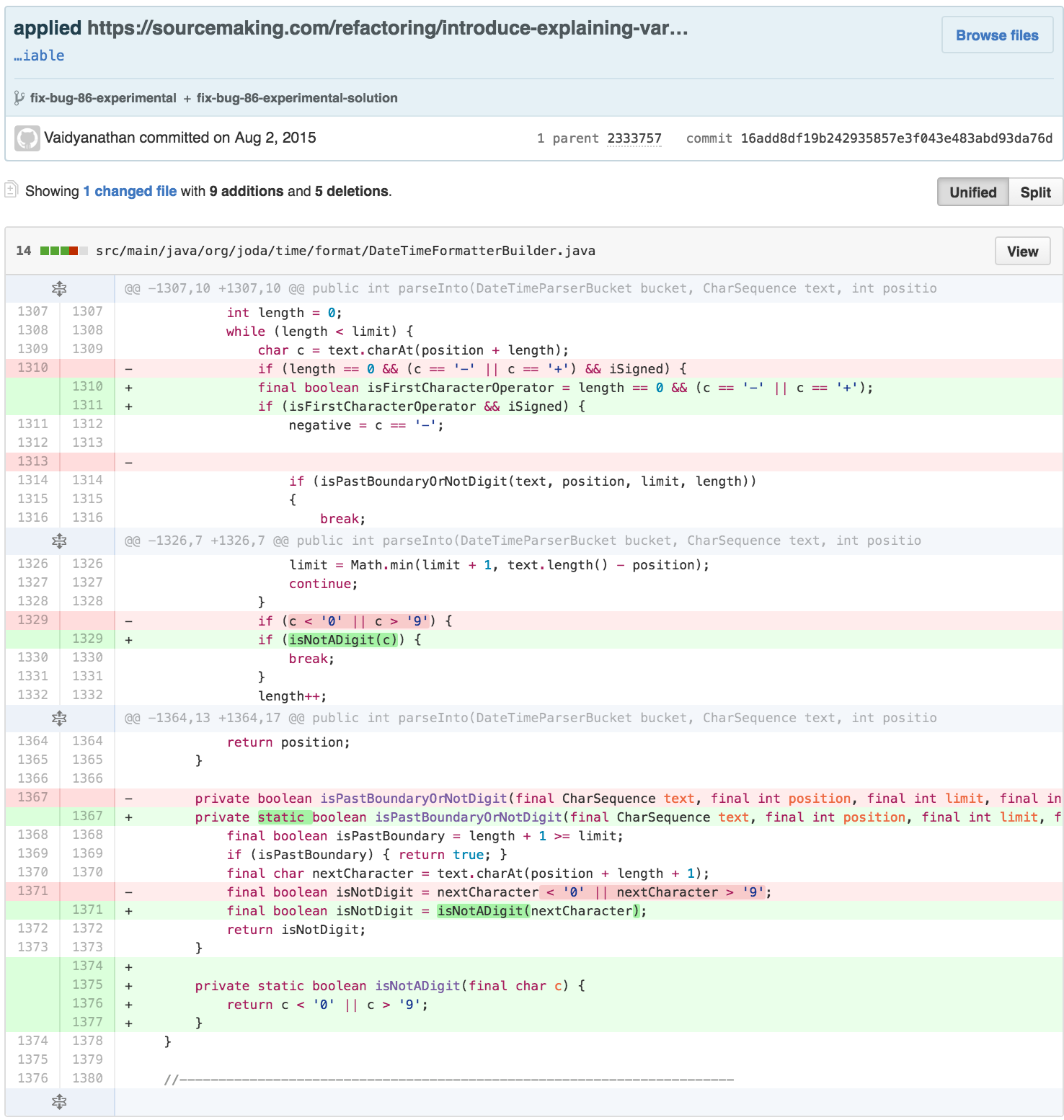 Step 2: REPLACE METHOD WITH METHOD OBJECT.